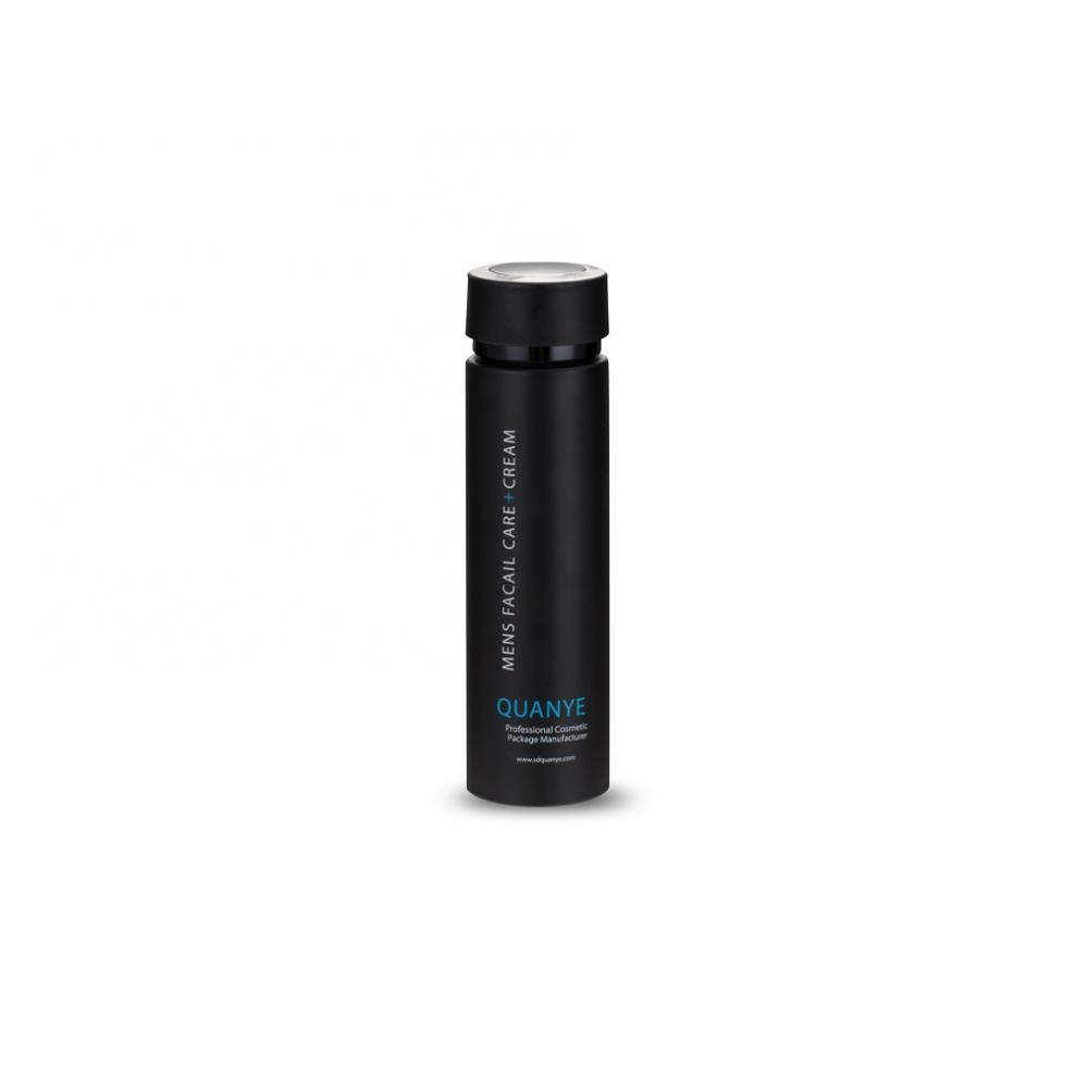 (QY-SET-002) 2020 New Set Black Color Plastic cosmetic jar/bottle set package