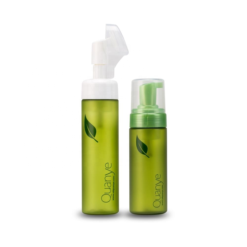 (QY-SET-003) Natural Eco-friendly Plastic Bottle Plastic Jar Cosmetic Plastic set Package
