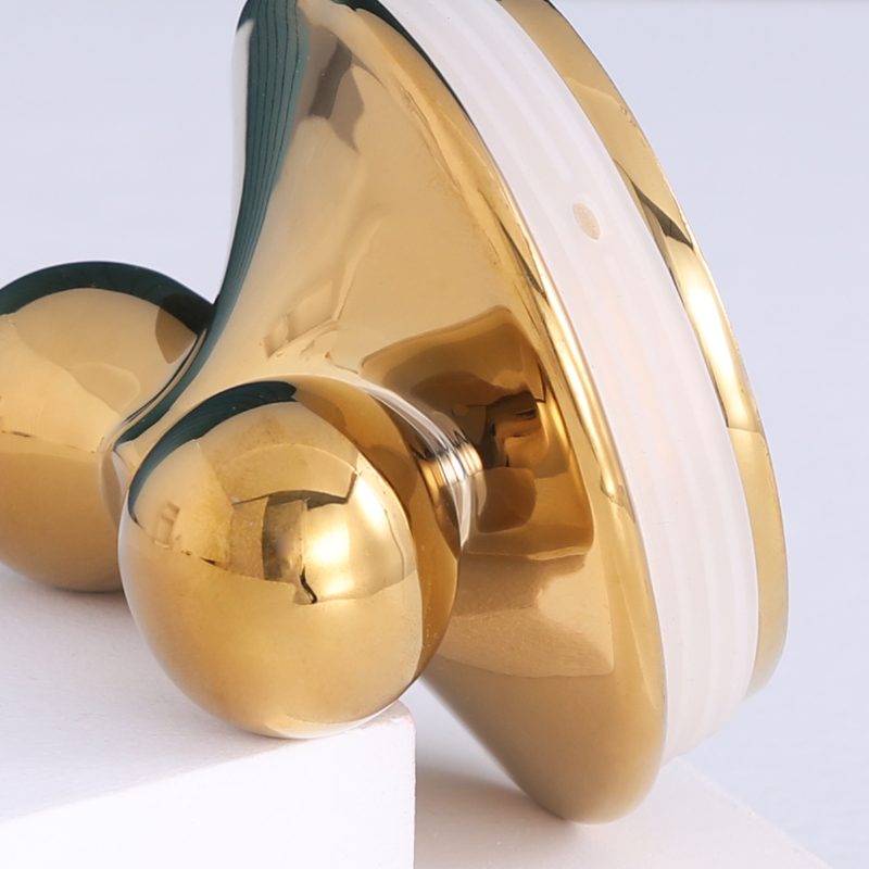 QYD 7pcs Porcelain small ceramic wholesale airtight food spice jar gold Mickey lid kavanoz storage bottles & jars containers