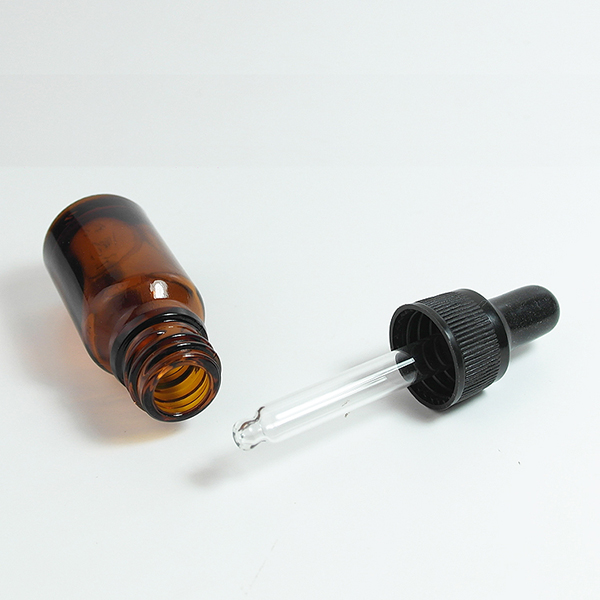 Qn time shipment amber glass bottle 10 ml with childproof tamper cap