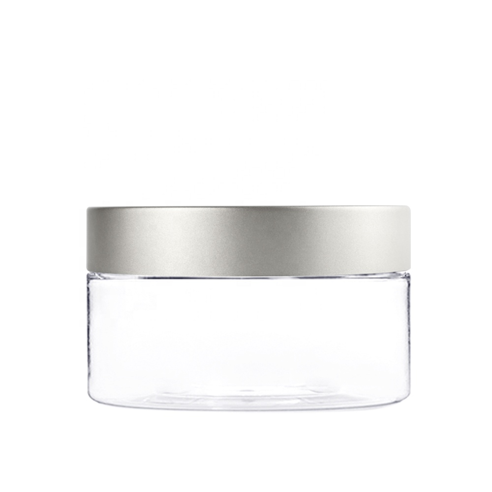 Quality food grade scrub rose gold lid jars 150g cosmetic jar body butter plastic jars HG 70100