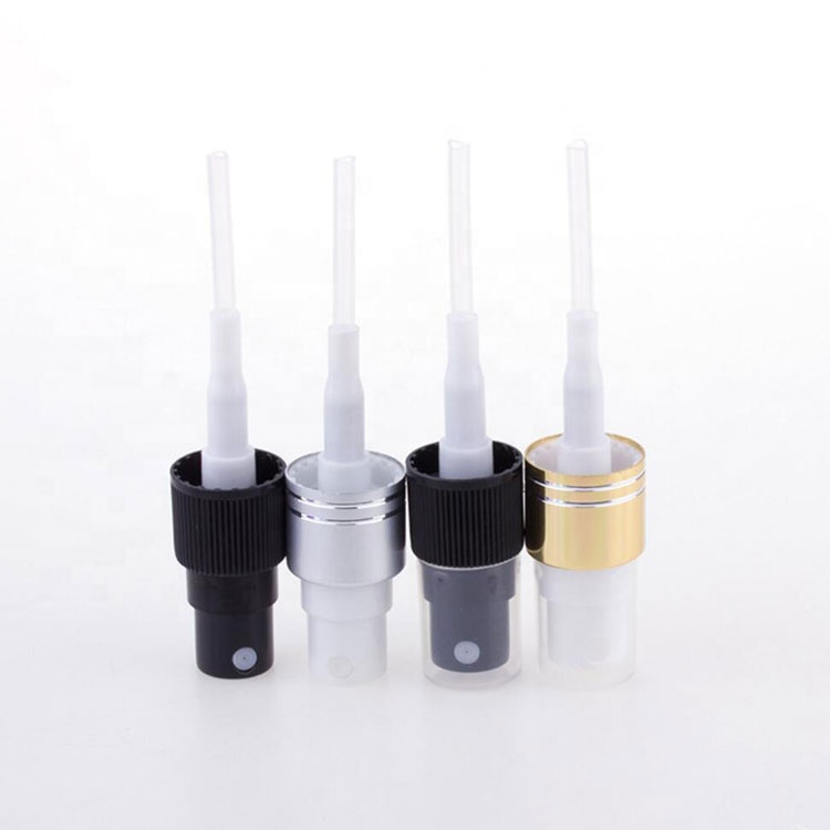 R16 empty portable amber/ frosted amber /clear thick 10 ml perfume glass bottle with black mist sprayer