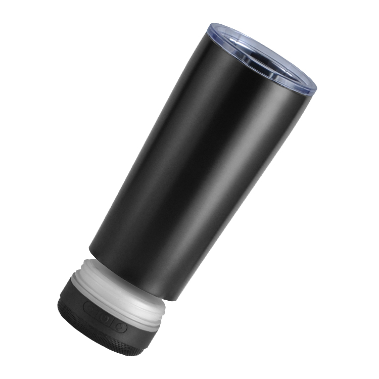 READY TO SHIP Sin Minimo Termo Musical Digital Thermos Drink Bottle Wireless Music Cup With Built in Speaker Bluetooth Tumbler