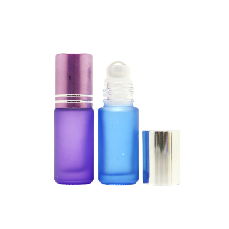 ROM20004M frosted roll on glass bottles wholesale