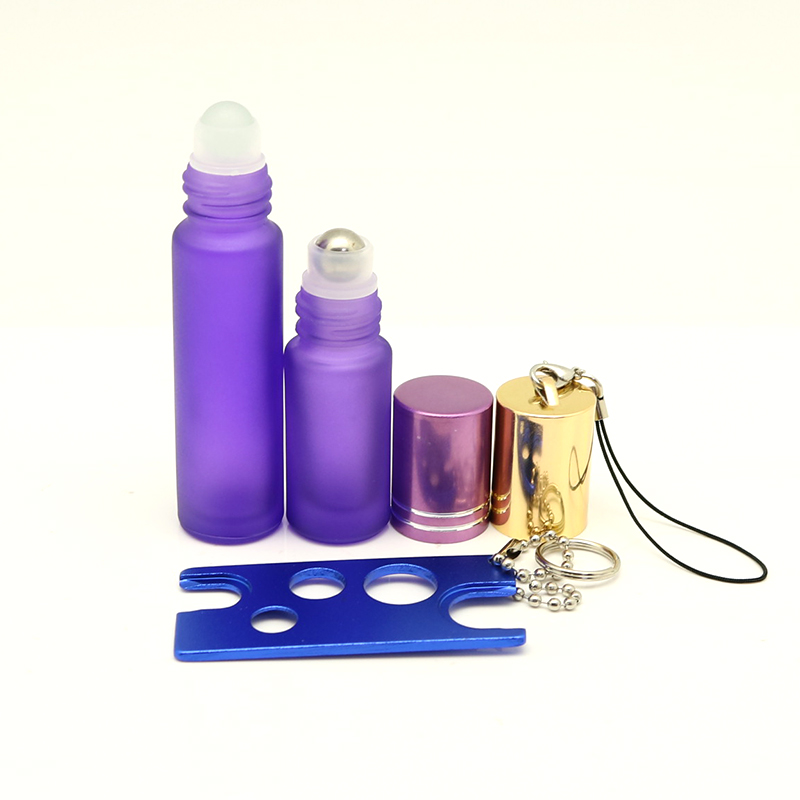 ROM20004M frosted roll on glass bottles wholesale