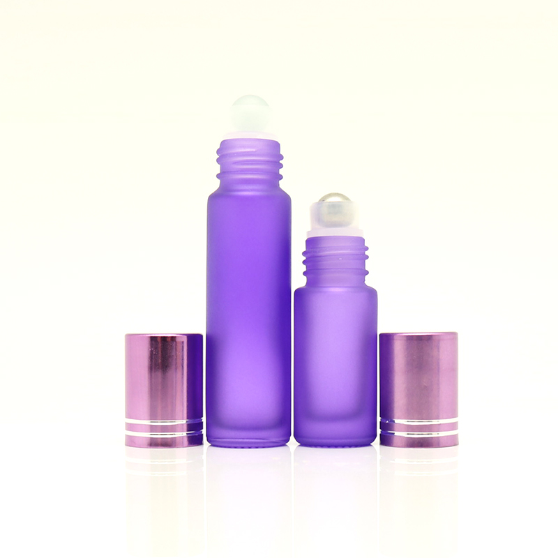 ROM20004M frosted roll on glass bottles wholesale
