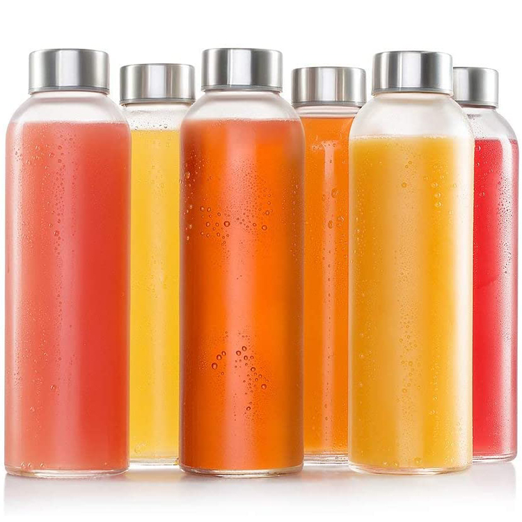 RTCO China Supplier Large Quantity In Stock Ready To Ship Wholesale 125ml 250ml 500ml 16 OZ Empty Glass Juice Bottle
