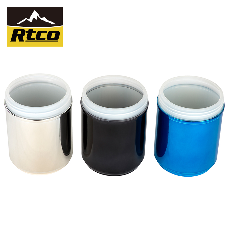RTCO Chrome Electroplating Plastic Sports Bottle For Nutrition Powder Customized Color