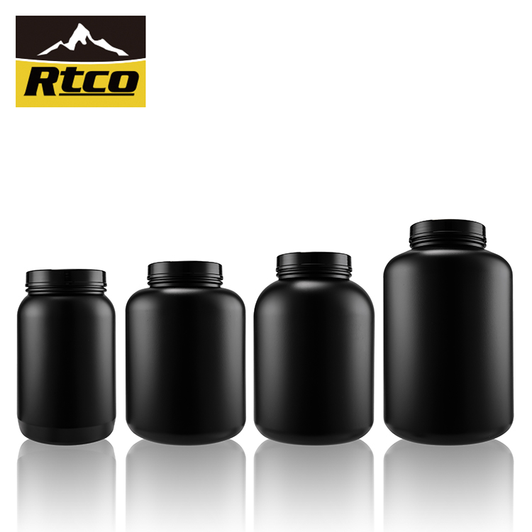 RTCO NEW Empty 1/1.8/2/2.4 Gallon Protein Powder Container Plastic Tubs With Lids