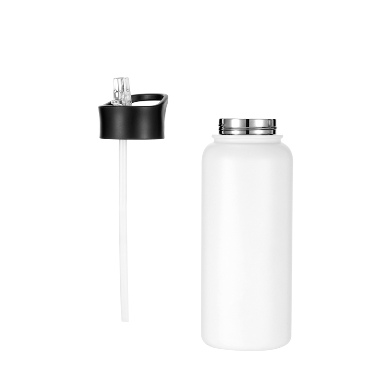 RTS Everich Double Wall Vacuum Insulated Stainless Steel Leak Proof Sports Water Bottle, Wide Mouth with BPA Free Cap