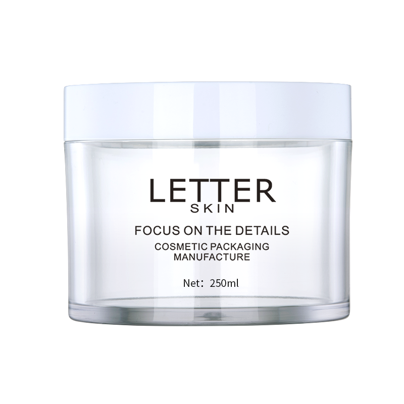 RTS Hot Selling Private Label 2oz 8oz Pet Plastic Lotion Plastic  Cosmetics Cream Jar