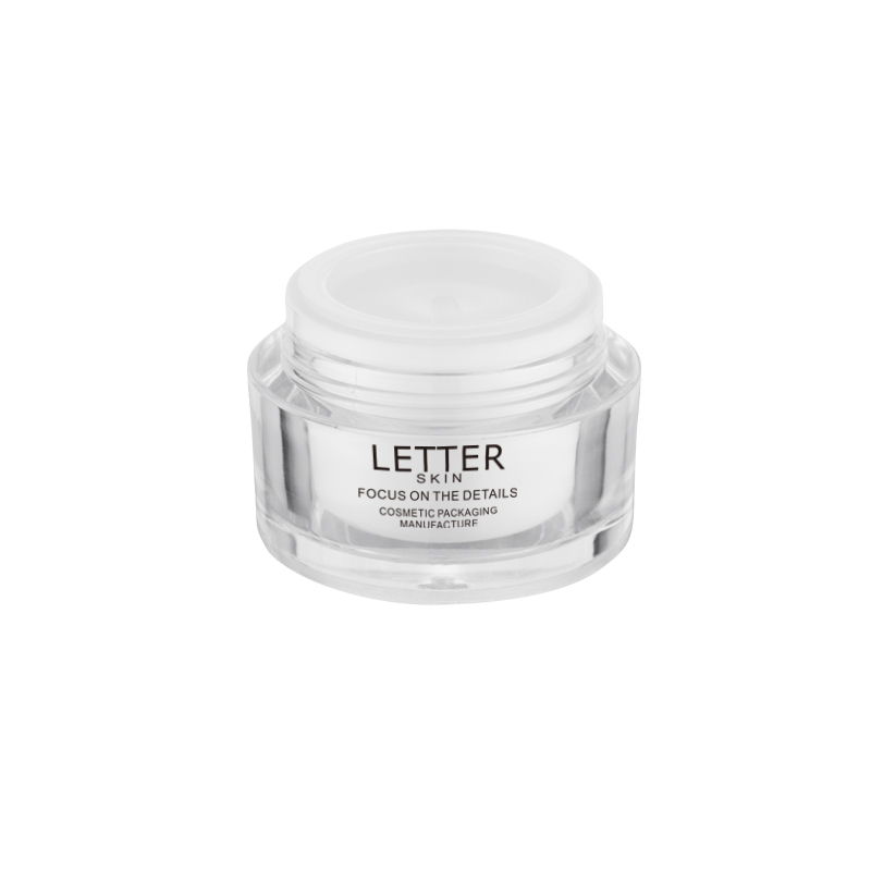 RTS Reasonable 5g White Double Wall Container Empty Package Cosmetic Cream Jar Plastic Bottle for skin Care