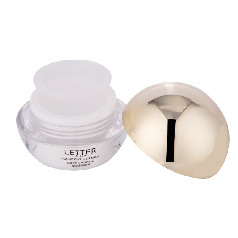 RTS Top Quality Eco Elegant 10g Gold Empty Cosmetic Empty Container Cream Jars Plastic Package Bottles for Travel