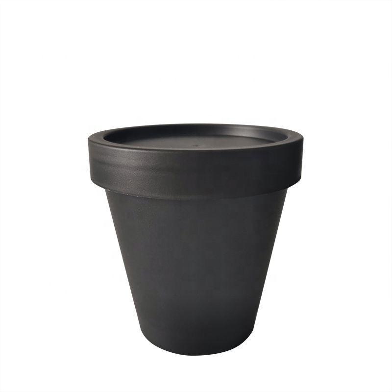 Rainbow 50g 100g 200g round black pp cosmetic cream empty container DIY plastic box luxury jar