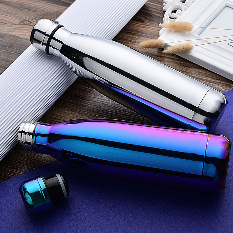 Re-Fuel Metal Water Bottle Stainless Steel Vacuum Insulated Double Wall Travel Thermos Hydroflask with Copper Bottle