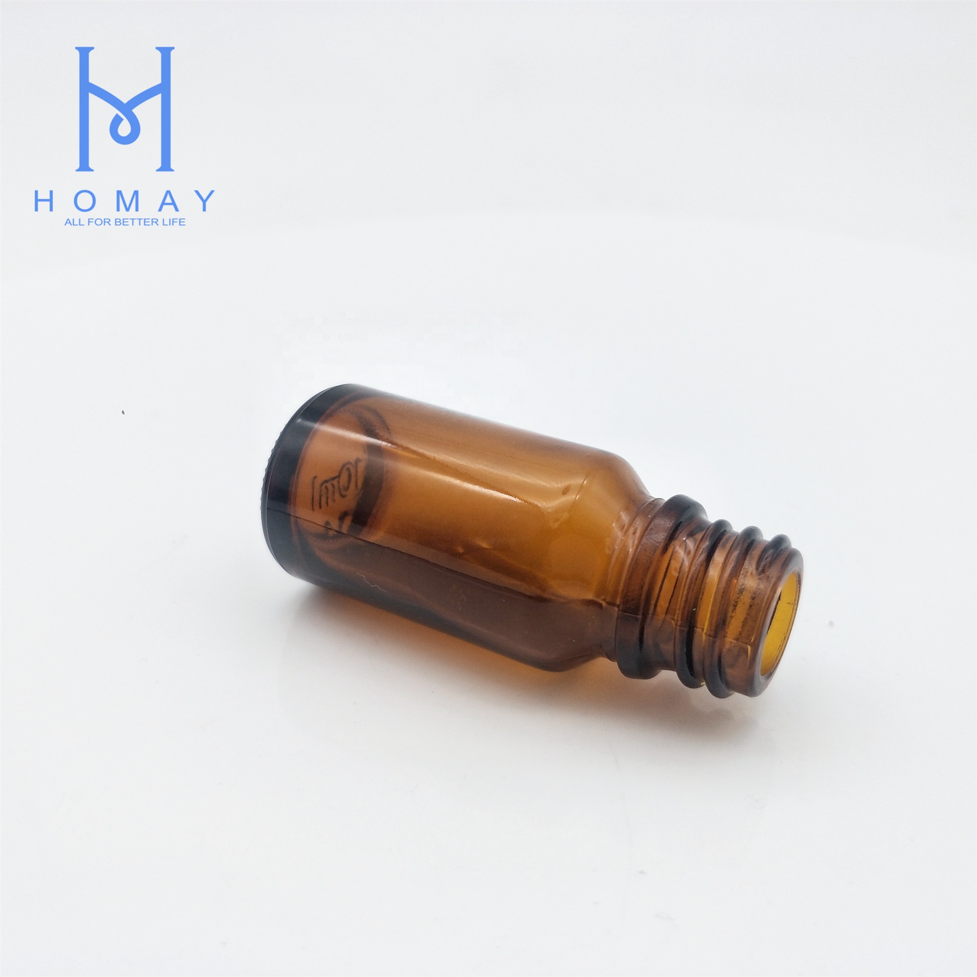 Ready To Ship 15ml Amber Clear Blue Green Glass Essential Oil Bottle