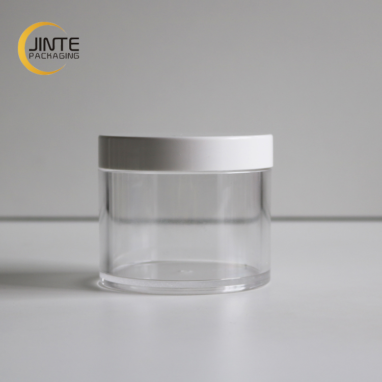 Ready To Ship ! Hot Selling Cosmetic Packaging Face Cream Body Scrub Container 250ml Plastic PETG jar