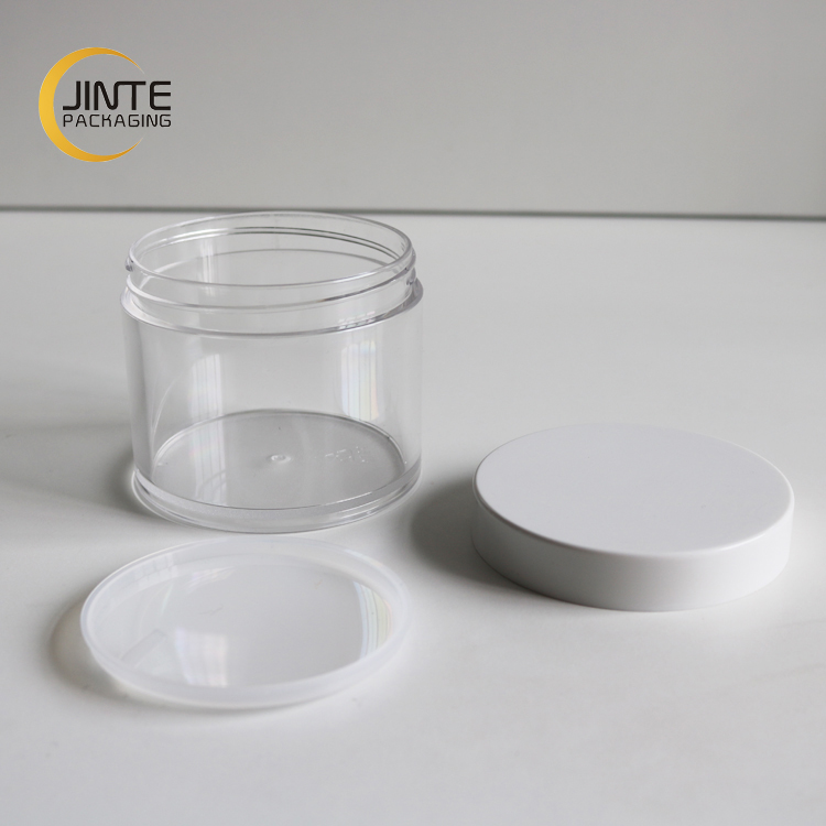 Ready To Ship ! Hot Selling Cosmetic Packaging Face Cream Body Scrub Container 250ml Plastic PETG jar