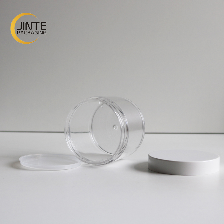 Ready To Ship ! Hot Selling Cosmetic Packaging Face Cream Body Scrub Container 250ml Plastic PETG jar