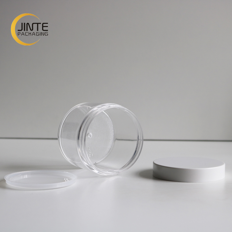 Ready To Ship ! Hot Selling Cosmetic Packaging Face Cream Body Scrub Container 250ml Plastic PETG jar
