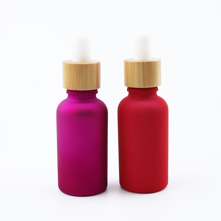 Ready to Ship Customized 30ml 1oz Serum Essential Oil Glass Dropper Bottles for Cosmetic Packaging