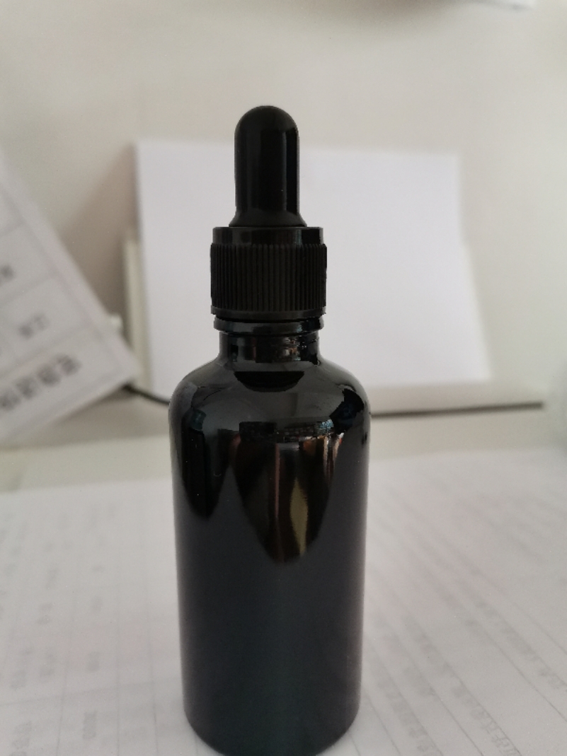 Ready to ship 5ml 10ml 15ml 20ml 30ml 50ml black glass bottle for cosmetic essential oil custom printing