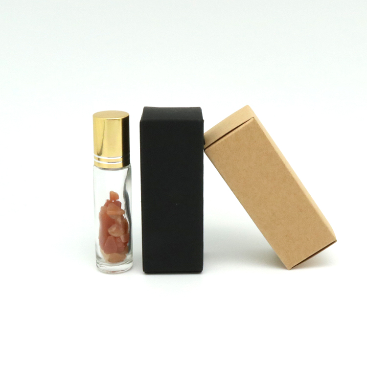 Ready to ship Empty 10ml Gemstone Crystal Roller Top Essential Oil Roller Bottle