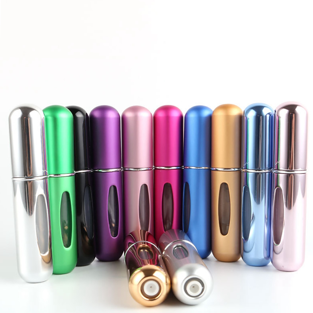 Ready to ship High quality 5ml Perfume bottle Pump lady Mini Portable Atomizer Bottle Travel Refillable Perfume Spray