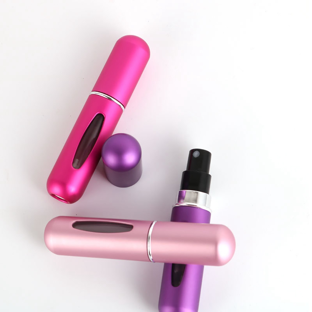 Ready to ship High quality 5ml Perfume bottle Pump lady Mini Portable Atomizer Bottle Travel Refillable Perfume Spray
