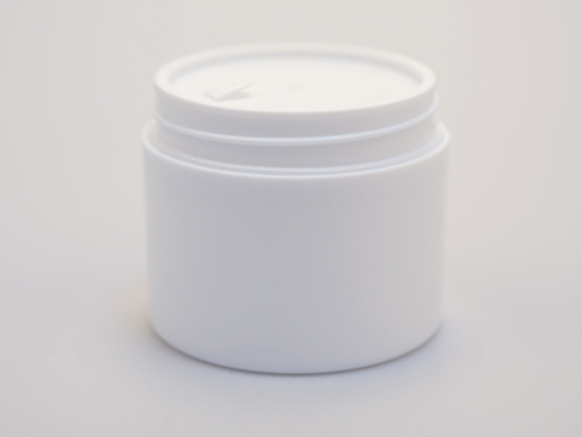 Ready to ship double wall 100g 150g 200g 250g plastic PP skin care plastic cream jar