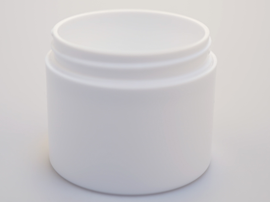 Ready to ship double wall 100g 150g 200g 250g plastic PP skin care plastic cream jar