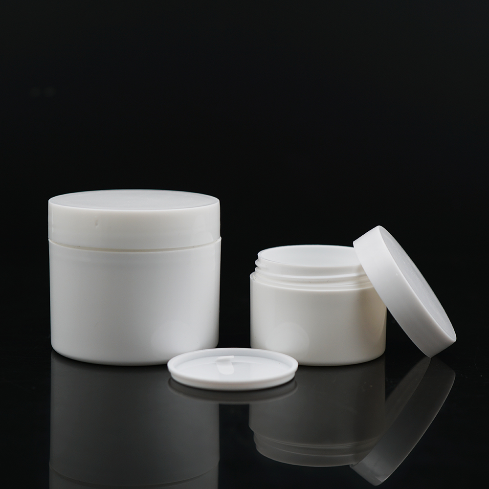Ready to ship white cosmetic cream jar 10g 20g 30g 50g PP skin care cream jar