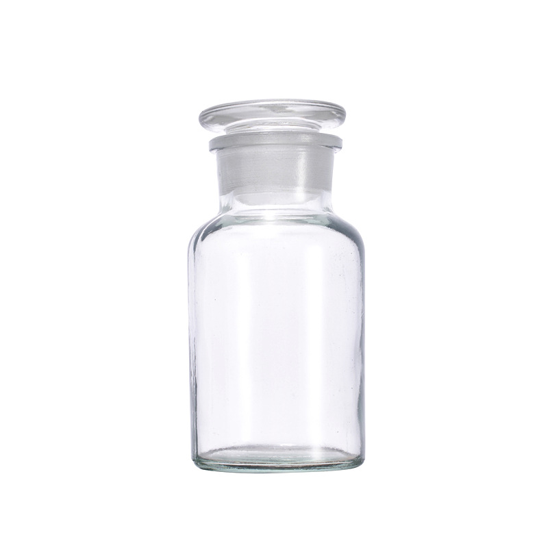 Reagant Glass Bottles Wide Mouth with stopper Amber and Clear wholesale