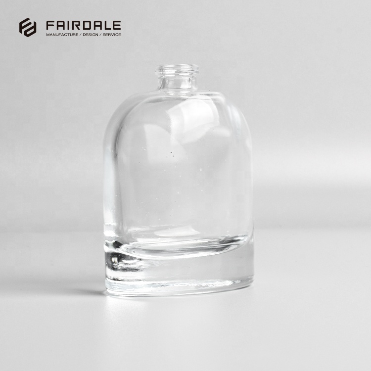 Reasonable clear empty perfume bottle for fragrance glass perfume bottle