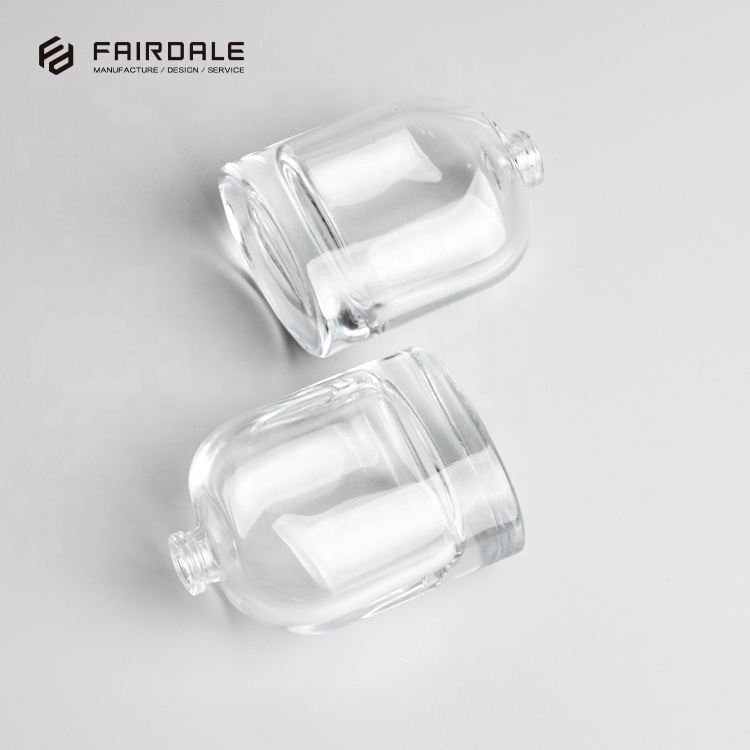Reasonable clear empty perfume bottle for fragrance glass perfume bottle