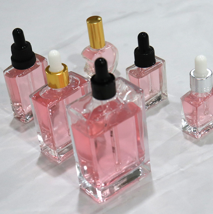 Rectangle Glass Empty Perfume Bottle Atomizer 100 ml Spray Bottle