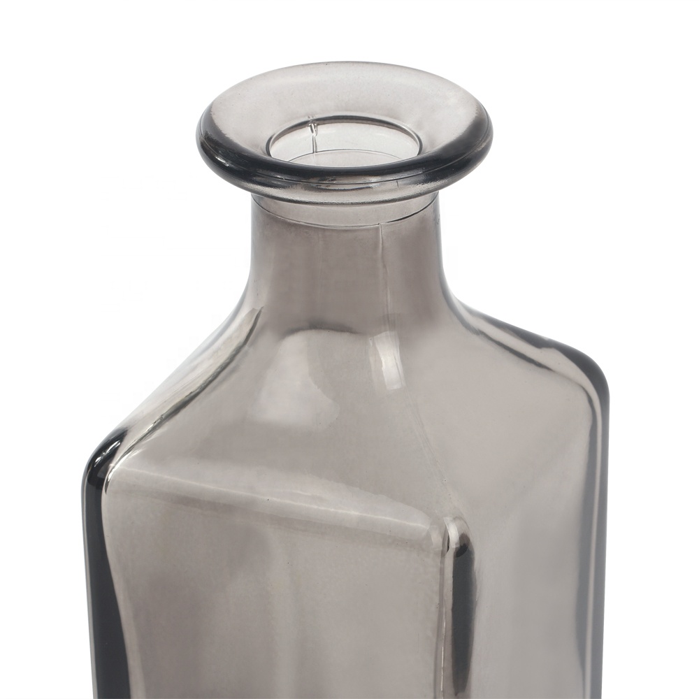 Rectangle Square Shaped 150ml 5oz Colored Room Fragrance Reed Diffuser Glass Bottle