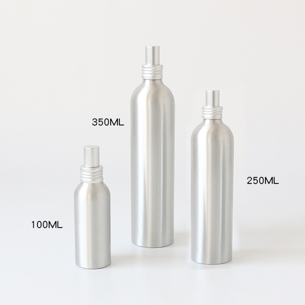 Recyclable 250ml 500ml metal stainless steel aluminum spray bottle for sanitizer cleaner shampoo personal care product