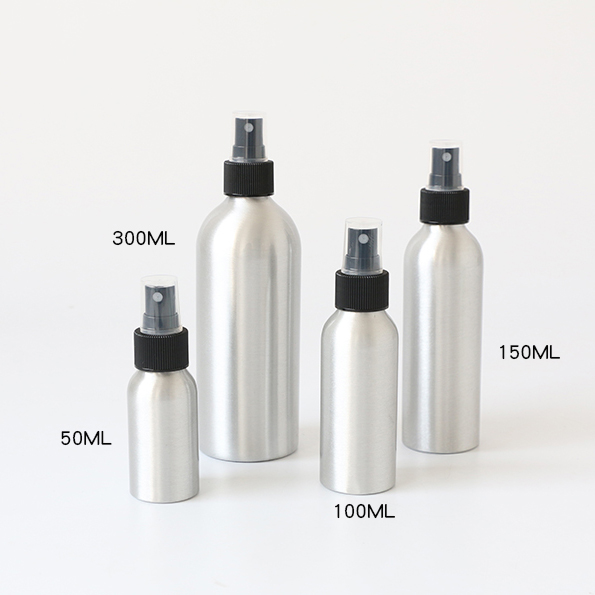 Recyclable 250ml 500ml metal stainless steel aluminum spray bottle for sanitizer cleaner shampoo personal care product