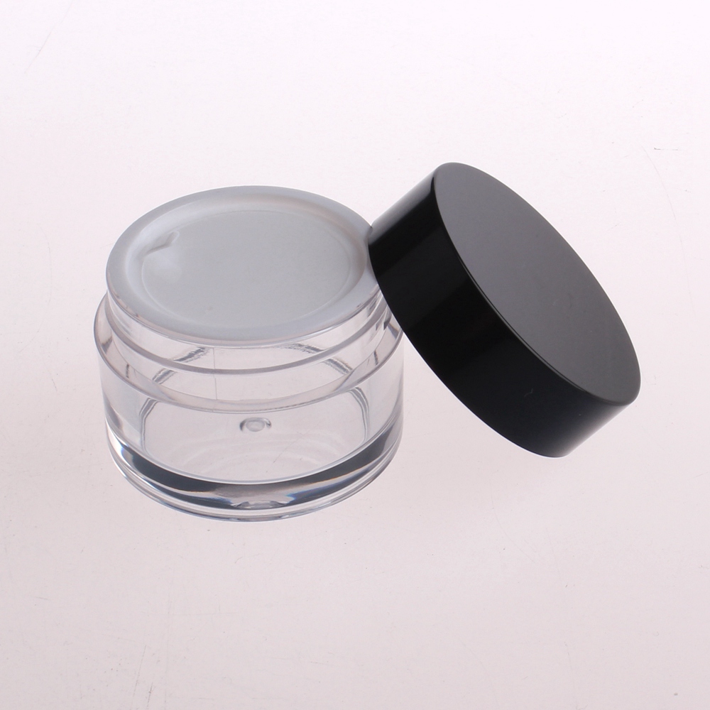 Recyclable Clear PETG Cream Jars PETG Cosmetic packaging