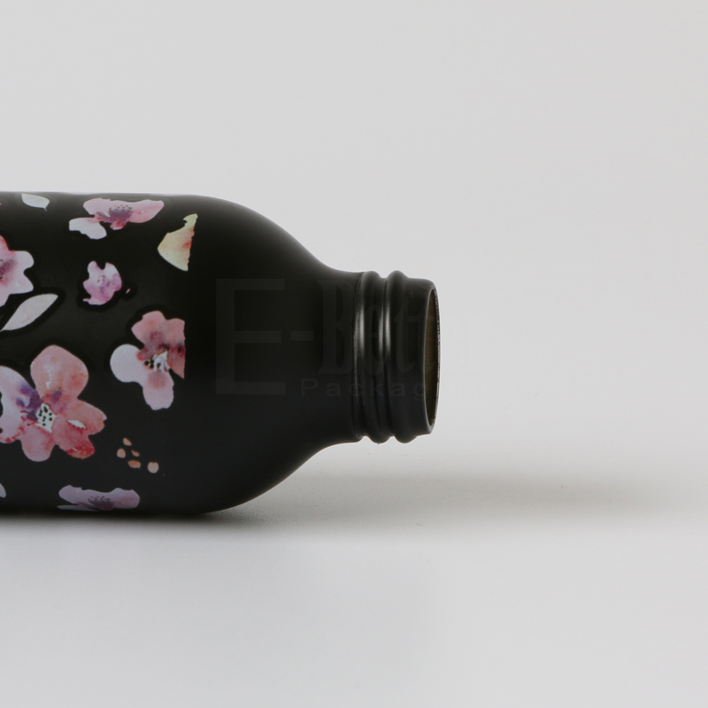 Recyclable luxury packaging 100ml 200ml 250ml thick wall aluminum cosmetic small pump bottle and canister