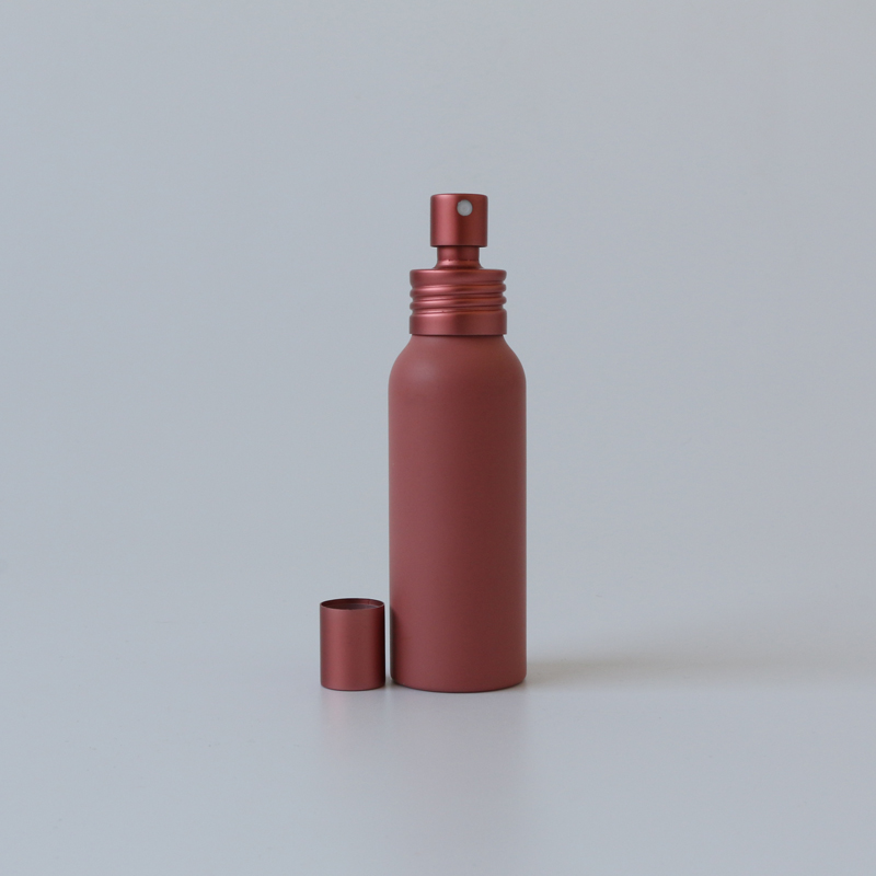 Recyclable metal material aluminum spray bottle 2oz 4oz 6oz 8oz for skincare water cosmetic products