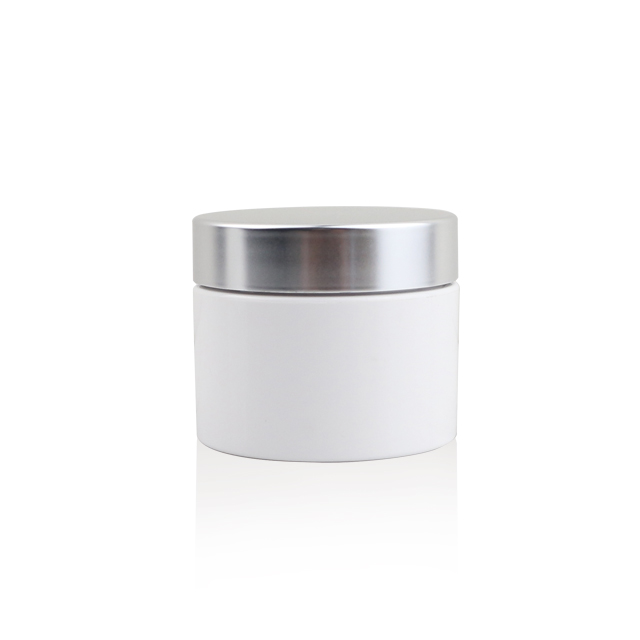 Recyclable plastics1.5oz 40g round cosmetic PETG lip scrub container small plastic containers for nail dip powder