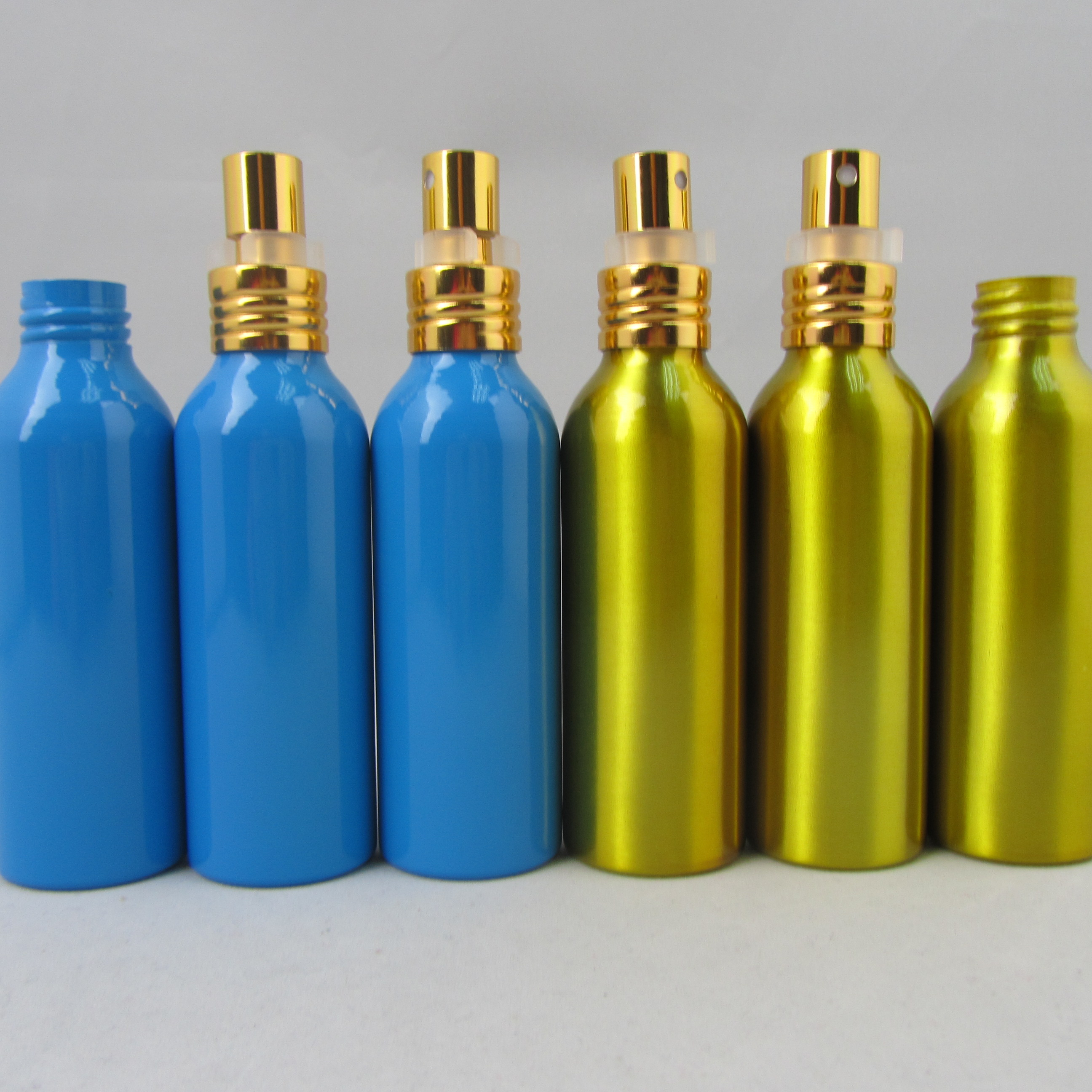 Recyclable refill face spray aluminum bottle