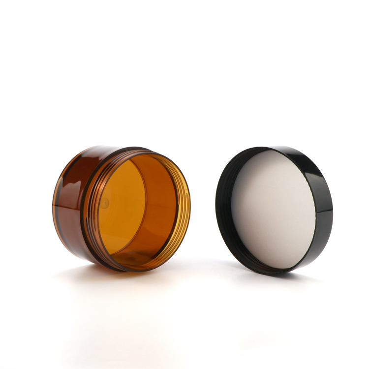 RecyclablePET PP 100ml 2oz frosted cream plastic jars cosmetic containers use for personal skincare