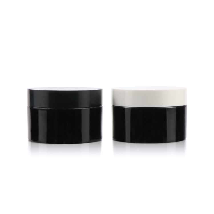 RecyclablePET PP 100ml 2oz frosted cream plastic jars cosmetic containers use for personal skincare