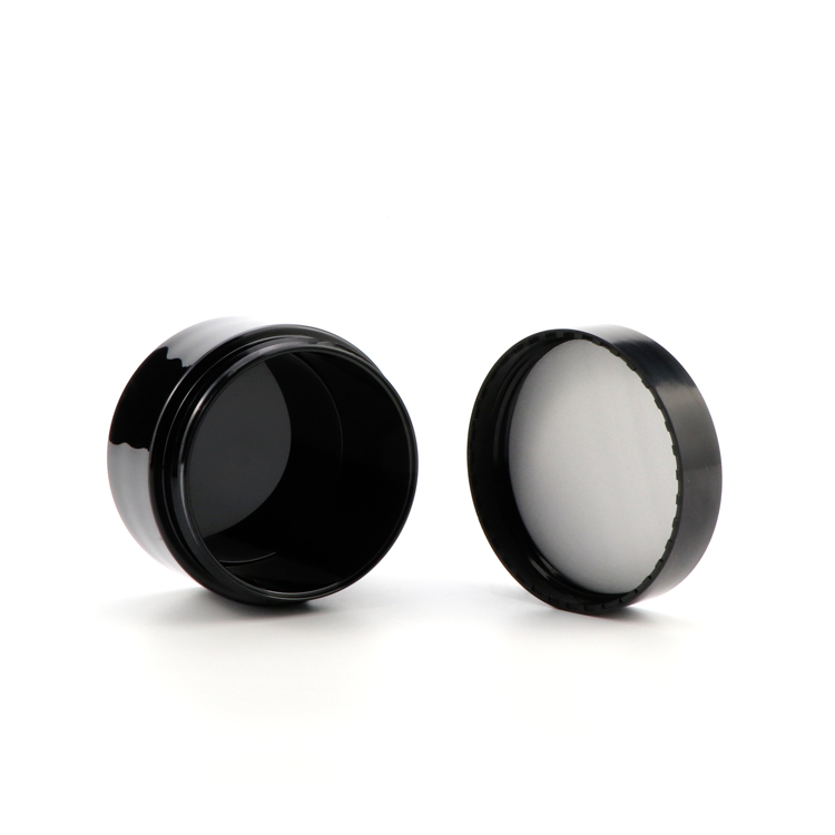 RecyclablePET PP 100ml 2oz frosted cream plastic jars cosmetic containers use for personal skincare