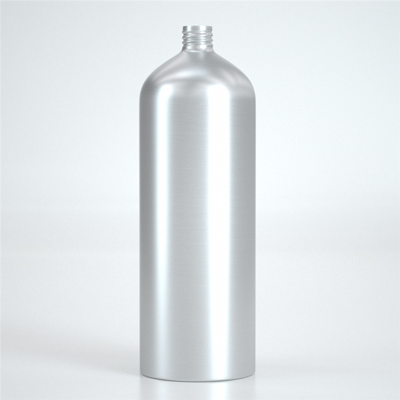 Recycle custom empty 30ml-1L hotel cosmetic Aluminum shampoo screw pump spray bottle