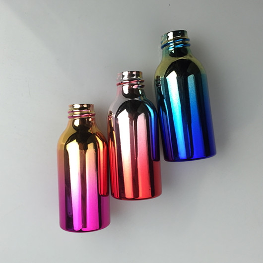 Recycle custom empty 30ml-1L hotel cosmetic Aluminum shampoo screw pump spray bottle