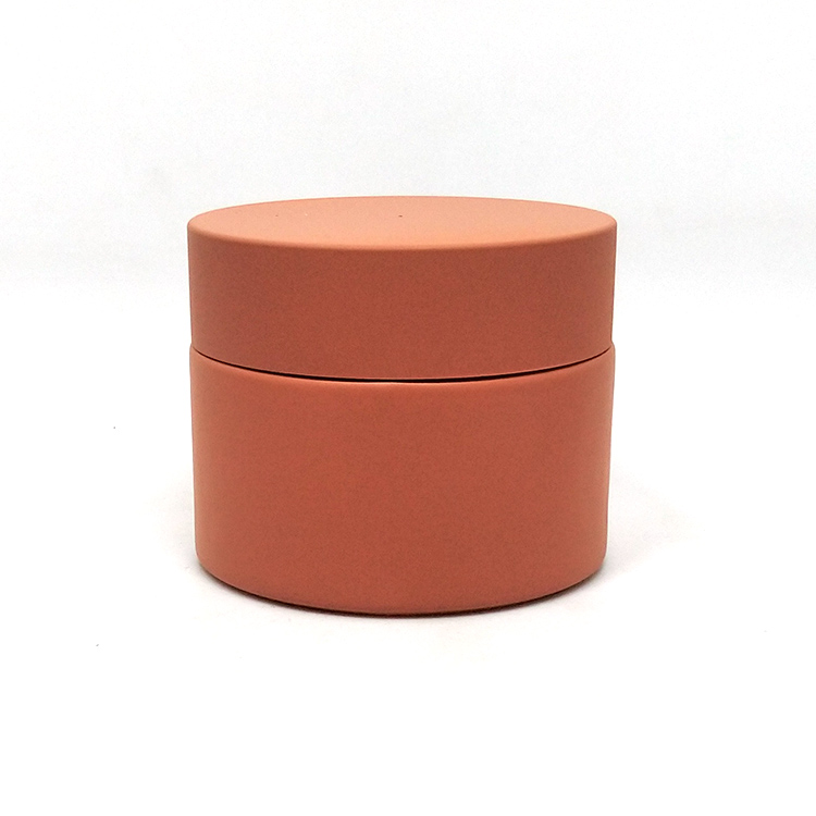 Recycled Cosmetic Packaging Frosted Custom Color Matte 5g 10g 15g 20g 50g Cream Glass Jar